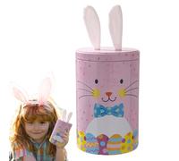 Easter Favor Boxes, Easter Cookie Boxes - Easter Bunny Candy Boxes,16cm/6.3inch Snack Containers with Lids, Holiday Decorative Jars for Favors