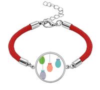 Easter Festival Hanging Colored Egg Lucky Red String Bracelet Rope Bracelet Handmade