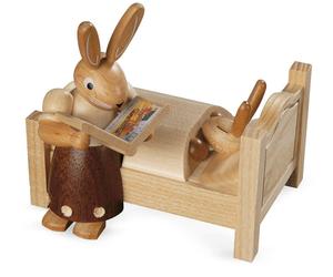 Easter Figure Hasenmutter Erzählt Bedtime Stories Natural Small Height 10 CM New