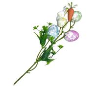 Easter Flower Picks | Artificial Colorful Spring Decor,Easter Egg Picks for Floral Arrangements | for Outdoor Living Room Dining Room Yard Table Vase Filler Cemetery