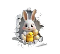 Easter Flower Wreath Decorative Door Hanger Wall Decor For Festive Spring Home Scene Setting Prop Journey Girls (Multicolour, One Size)