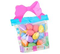 Easter Foam Eggs - Colorful Decorative Easter Eggs for Crafting, Easter Decorations | 18X Small Speckled Eggs Decor, Foam Eggs for Kids' Crafts, Egg Hunt Supplies, Holiday Home Decor, Easter Party