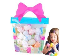 Easter Foam Eggs - Craft Supplies for Easter Decorations, Colorful Egg Hunt Accessories | 18X Small Speckled Eggs Decor, Holiday Foam Egg Decorations, Kids' Craft Eggs, Party Supplies for Easter,