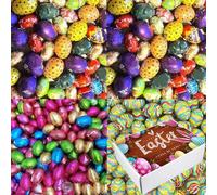 Easter foiled chocolate eggs Collection Random Mixed Easter Mini Foiled Eggs Chocolate Bundle Colourful 2026 Gift Box (150 Mixed)