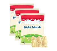 Easter Friends 57g x Pack of 3 - Featuring Adorable Easter Themed Designs and the Delicious Taste of White Chocolate - Great for Sharing, Decorating Cakes, or Enjoying All to Yourself