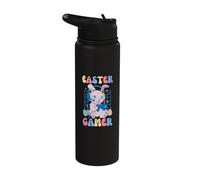 Easter Gamer Bunny - Easter Gaming Design for Boys Girls Stainless Steel Insulated Water Bottle