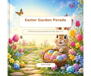 Easter Garden Parade: A Premium Coloring Book for Kids Ages 3-8