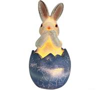 Easter Garden Solar Light Rabbit LED Resin Figure(blue)