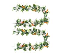 Easter Garland - 175 cm, 2 Pieces Artificial Easter Egg Garland | 5.7 Feet Large Christmas Decoration, Spring Seasonal Decoration, Festive Use for Home, Party, Wall, Mantle, Stairs