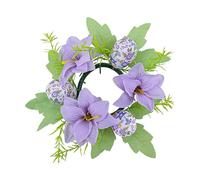 Easter Garland, Easter Egg Ring Garlands, Easter Artificial Flowers Christmas Ring Garlands | Sturdy Table Centrepiece, Spring Garland for Decorations