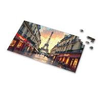 Easter Gifts Evening Stroll Under The Eiffel Tower: A Parisian Scene Picture Puzzle Toys For Ages 8-13 500 Piece Puzzles(1000PCS)