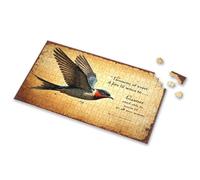 Easter Gifts For Adults A Bird Soars With Wings Spread Wide, Symbolizing Freedom. Picture Puzzle 300 Piece Puzzles Jigsaw Puzzles Free For Adults(300PCS)
