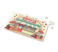 Easter Gifts For Adults Cupid'S Baking Co. Cupcakes Love Heart Shop Picture Puzzle 300 Piece Puzzles Jigsaw Puzzles Free For Adults(1000PCS)