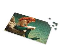 Easter Gifts For Adults Mermaid Reading By The Water Picture Puzzle Puzzles For Adults 1000 Pieces Eurographics Puzzle(500PCS)
