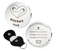 Easter Gifts For Boys Girls Son Daughter Brother Sister Best Friend Sentimental Gifts Pocket Hug Friendship Gifts Positive Gifts Keyring Inspirational Gifts Graduation Gift Mental Health Gift