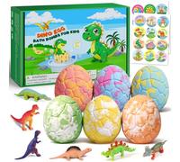 Easter Gifts for Kids: Eletorot Dinosaur Bath Bombs with Dragon Toys Inside, Bubble Bath Birthday Gift Set for Boys Girls Grandkids, Valentines, Christmas Stocking Fillers, Halloween