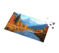 Easter Gifts For Teens Autumn Colors By The River Picture Puzzle Toys For Ages 2-4 Easter Gifts For Adults(1000PCS)
