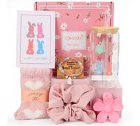 Easter Gifts for Teens Girls, Kids, Easter Basket Stuffers for Girls, Easter Basket Ideas for Teens, Easter Gifts Set, Bunny Gifts for Girls, Easter Tumbler, Easter Iced Coffee Mug, Easter Bracelets