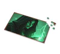 Easter Gifts For Teens Green-Eyed Sorceress Casting Lightning Spell Picture Puzzle 750 Piece Puzzles For Adults Boy Toys(1000PCS)
