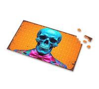 Easter Gifts For Teens Happy Halloween Spooky Halloween Skulls Picture Puzzle Activity Books For Kids Ages 6-8 Toddler Toys(1000PCS)