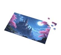 Easter Gifts For Teens Mystical Castle Under The Full Moon Picture Puzzle Toys For Ages 2-4 Easter Gifts For Adults(300PCS)