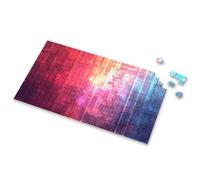 Easter Gifts For Toddlers Abstract Geometric Pattern With Vibrant Colors Picture Puzzle Puzzle 500 Pieces Easter Gifts For Teens(1000PCS)