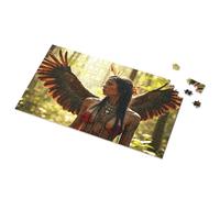 Easter Gifts For Toddlers Angel In The Forest: A Mystical Encounter Picture Puzzle Toys For Boys 6-8 100 Piece Puzzles For Kids(500PCS)