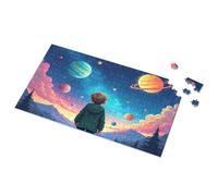 Easter Gifts For Toddlers Child Gazing At Colorful Planets In The Sky Picture Puzzle Toddler Puzzles Jigsaw Puzzles 300 Pieces For Adul(1000PCS)
