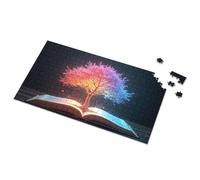 Easter Gifts For Toddlers Tree Of Knowledge: Illuminating The Pages Picture Puzzle Puzzle Books For Adults 1500 Piece Puzzle(500PCS)