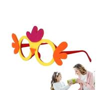 Easter Glasses Frame - Bunny Ears Chick Eggs Favors | Lightweight Easter Glasses with Vivid Colors for Easter Photo Props