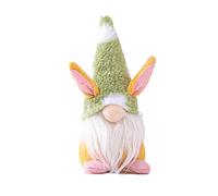 Easter Gnomes Gonk Ornaments,Easter Rabbit Ornament,Easter Bunny Gnome Plush Doll Toys,Handmade Lucky Guard Gonks Gnomes Hand Held Easter Egg Home Easter Decorations Easter Gifts for Kids and Friends