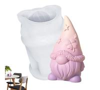 Easter Gnomes Resin Moulds - 3D Silicone Candle Mould, Reusable Fondant Soap Clay Moulds for Crafts | Gnome Mould for Resin Art Making, Cake Decoration, Plaster Ornament and DIY Gift