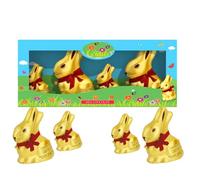 Easter Gold Bunnies Collections Gift Box 500g - Big & Small Bunny Collection - Easter Gift Hamper - ldt