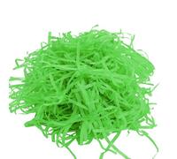 Easter Green Grass,Artificial Grass for Art and Craft, Easter Bunny Egg Hunt Bonnet Hat Craft Decoration Accessories for Party Decorations, Basket Fillers, Reusable Shredded (200g)
