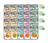 Easter Greeting Cards | 20-Piece Spring Holiday Party Favour Cards for Chocolate Biscuits Nuts Spring School Gathering Games Hunting Games