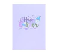 Easter Greeting Cards - Bunny Design, Color Printed Set | Holiday Note Cards With Envelopes For Easter Wishes, Party Invitations, Family Greetings, Festive Celebration Use