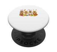 Easter Group Chow Chows Cosplay Bunny Chick Hunting Eggs PopSockets Adhesive PopGrip