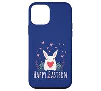 Easter Happy Easter White Rabbit Heart Spring Comic Style Case for iPhone 12 mini