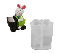 Easter Hare Basket Cup Silicone Easy Demolding for Resin Casting Holder Chocolate Home Decoration Making