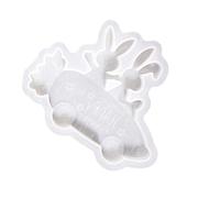 Easter Hare Driving Car Silicone Mold Multipurpose for Making Soap and Epoxy Resin Chocolate Mold