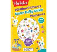 Easter Hidden Pictures Puffy Sticker Playscenes: Pictures Easter Activity Book with Over 50 Kids Stickers, Perfect Easter Present for Kids 3-6 (Highlights Puffy Sticker Playscenes)
