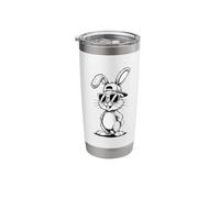 Easter Hip Hop Bunny with Sunglasses Style Stainless Steel Insulated Tumbler