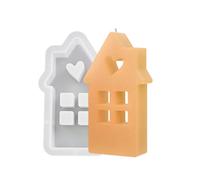 Easter House Shaped Hand-Making Soap Molds Clay Silicone for Hand-Making Lover Home Decor Mold