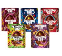 Easter Incredible Random Mixed Large Chocolate Egg - 3 Random Mixed Eggs - Assorted Surprise Easter Gift for Sharing & Celebrations