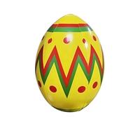 Easter Inflatable Eggs, Outdoor Easter Decorations, 16in Giant Egg, PVC Balloons Inflatable Blow Yard Ornaments For Eggs Hunts Yard Garden Lawn Porch Outside Indoor Pool Decorations
