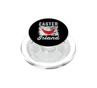 Easter Island Flag Distressed - Men Women - Rapa Nui Flag PopSockets PopGrip for MagSafe