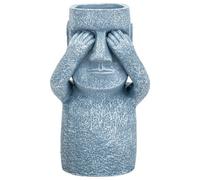 PMS VFM - Easter Island Hiding Planter - See No Evil - 12" Zen Garden Ornament