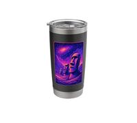 Easter Island Moai Heads - Rapa NUI Alien Galaxy Art Stainless Steel Insulated Tumbler