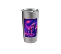 Easter Island Moai Heads - Rapa NUI Alien Galaxy Art Stainless Steel Insulated Tumbler