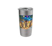 Easter Island Moai Party Stainless Steel Insulated Tumbler